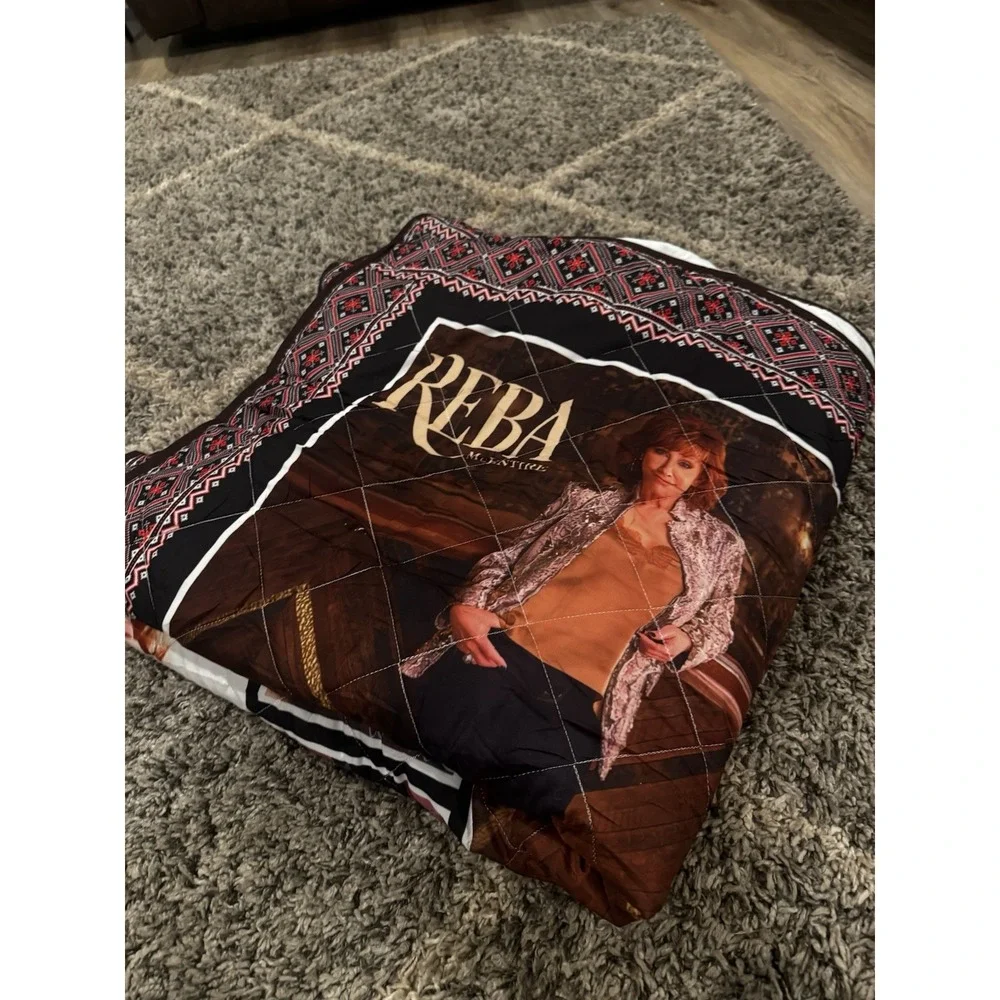 Reba McEntire Queen Comforter Quilt Album Covers‎ 89x97 Blanket Thin Coverlet